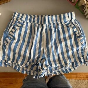 Crewcuts Blue and White Striped shorts